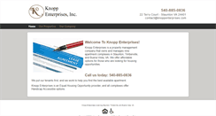 Desktop Screenshot of knoppenterprises.com